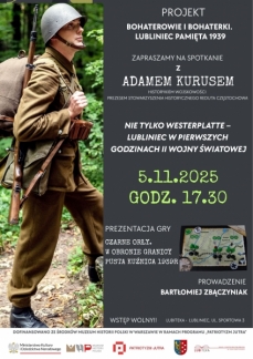 SPOTKANIE Z ADAMEM KURUSEM I PREZENTACJA GRY PLANS