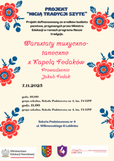 WARSZTATY MUZYCZNO-TANECZNE Z KAPELĄ FEDAKÓW