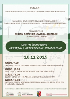 AZOT POD LUPĄ! FASCYNUJĄCY WYKŁAD DLA MŁODYCH ODKR