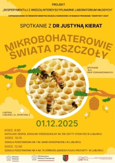 PRELEKCJA O PSZCZOŁACH Z DR JUSTYNĄ KIERAT