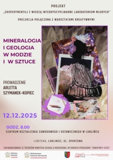MINERALOGIA I GEOLOGIA W MODZIE I W SZTUCE 