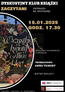 SPOTKANIE DYSKUSYJNEGO KLUBU KSIŻĄKI - ZACZYTANI