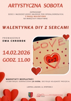 WALENTYNKA DIY Z SERCAMI - WARSZTATY KREATYWNE