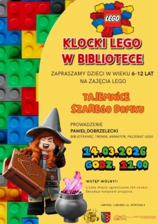 KLOCKI LEGO W BIBLIOTECE: TAJEMNICE SZAREGO DOMKU