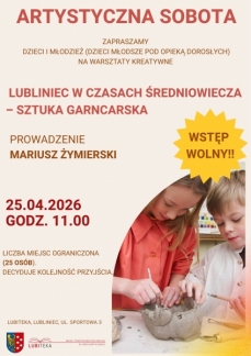  	WARSZTATY KREATYWNE: SZTUKA GARNCARSKA 