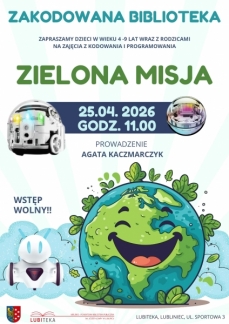 ZIELONA MISJA W ZAKODOWANEJ BIBLIOTECE!