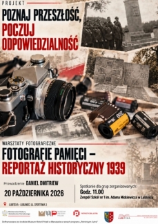 WARSZTATY FOTOGRAFII – FOTOGRAFIE PAMIĘCI 