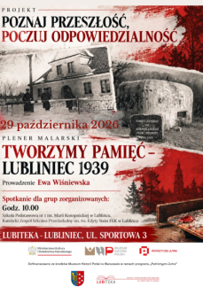 PLENER MALARSKI TWORZYMY PAMIĘĆ – LUBLINIEC 1939