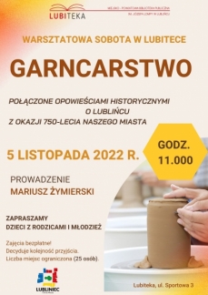 GARNCARSTWO - warsztaty dla dzieci z rodzicami i m