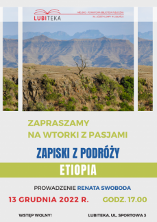 WTORKI Z PASJAMI: ZAPISKI Z PODRÓŻY - ETIOPIA