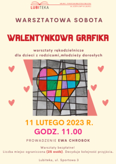 WARSZTATOWA SOBOTA - WALENTYNKOWA GRAFIKA 