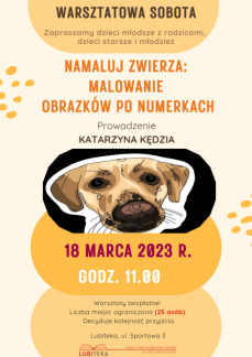 OBRAZEK MALOWANY PO NUMERACH - WARSZTATY 