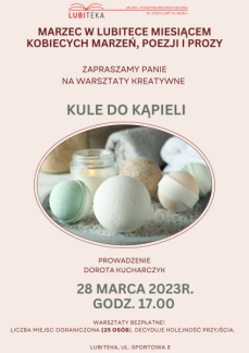 KULE DO KĄPIELI - WARSZTATY KREATYWNE