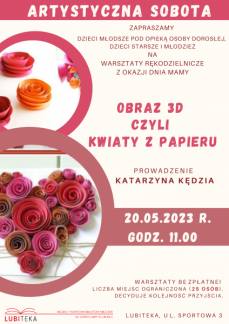 WARSZTATY KREATYWNE Z OKAZJI DNIA MAMY