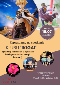 WAKACYJNE SPOTKANIE KLUBU MANGI I ANIME „IKIGAI” 