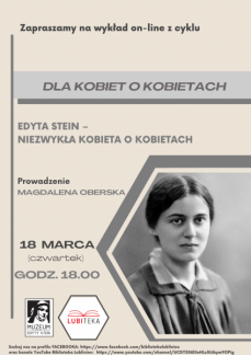 DLA KOBIET O KOBIETACH: EDYTA STEIN – NIEZWYKŁA KO