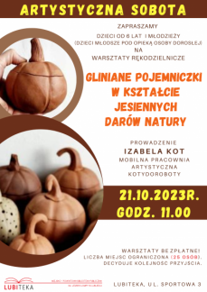 GLINIANE POJEMNICZKI - WARSZTATY RĘKODZIELNICZE