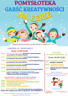 POMYSŁOTEKA - GARŚĆ KREATYWNOŚCI NA FERIE