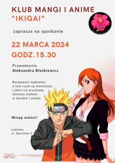 SPOTKANIE KLUBU MANGI I ANIME 