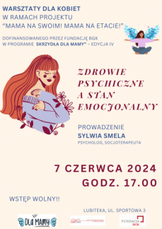 ZDROWIE PSYCHICZNE A STAN EMOCJONALNY - WARSZTATY 