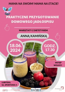 WARSZTATY Z DIETETYKIEM ANNĄ KAMIŃSKĄ 
