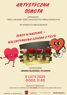 WALENTYNKOWE WARSZTATY W LUBITECE