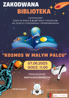 ZAKODOWANA BIBLIOTEKA: KOSMOS W MAŁYM PALCU