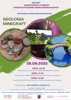 LABORATORIUM MŁODYCH: GEOLOGIA MINECRAFT