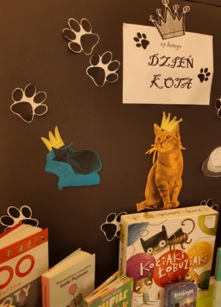  DZIEŃ KOTA W NASZEJ BIBLIOTECE!