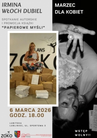 MARZEC DLA KOBIET: SPOTKANIE AUTORSKIE Z IRMINĄ WŁOCH DUBIEL