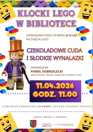  KLOCKI LEGO W BIBLIOTECE