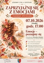 JESIENNY CYKL ZAPRZYJAŹNIJ SIĘ Z EMOCJAMI 