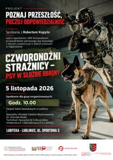 CZWORONOŻNI STRAŻNICY – PSY W SŁUŻBIE OBRONY 