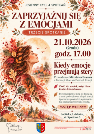  JESIENNY CYKL ZAPRZYJAŹNIJ SIĘ Z EMOCJAMI 